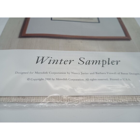 BHG Crafts Kit Counted Cross Stitch Samplers Winter Garden Lot Of 2 - Picture 3 of 7